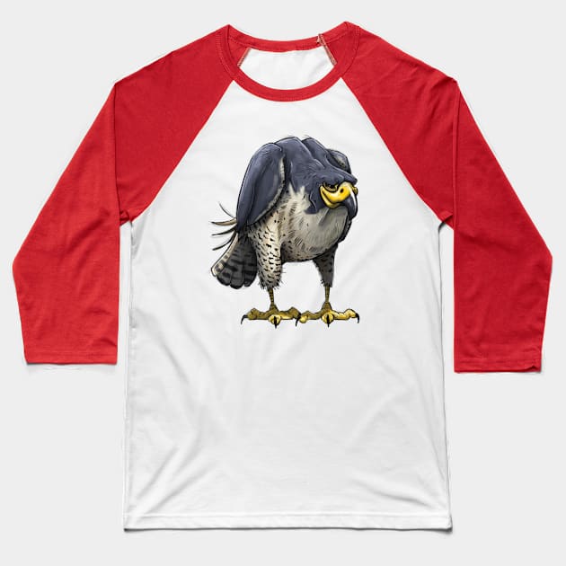 Falcon Baseball T-Shirt by karim_shanaan